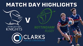 Doncaster Knights v Nottingham Highlights  Round Two [upl. by Fayina78]