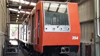 Metro CDMX  Tren Bombardier NC82 en la estación Lindavista de la Línea 6 en dirección El Rosario [upl. by Celestia]