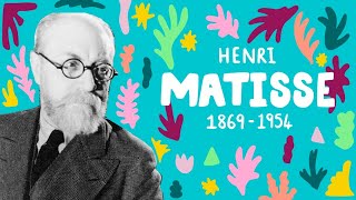 HENRI MATISSE FACTS FOR KIDS  Impressionism Fauvism amp Paper cutouts  School Friendly Art history [upl. by Nedlog902]