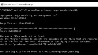 How to Fix The Source Files Could Not Be Found Dism Error [upl. by Ermanno]