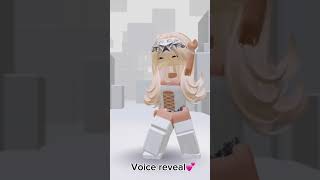 Voice reveal💕 JINXTHETHERIAN edit voicereveal voice speech robloxedit [upl. by Nydroj]