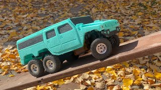 Hummer H2 6x6 RC Offroad Rally [upl. by Idnal]