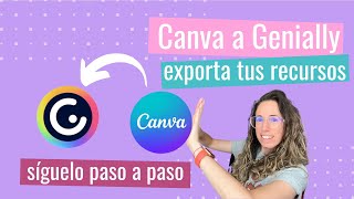 Cómo mandar documentos de Canva a Genially [upl. by Yt]