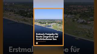 Freigabe für Bootfahren auf Großräschener See [upl. by Haidebez]