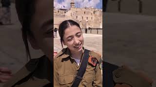 I asked an Israeli soldier What are you praying for at the Western Wall [upl. by Astor]