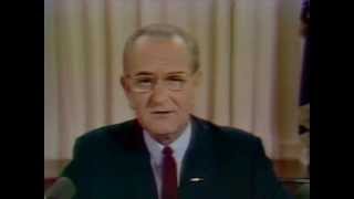 President Johnsons Address to the Nation 33168 WHCA VTR 242A [upl. by Wasserman]