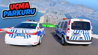 🇹🇷 Türk Polis Arabaları Uçma Parkurunda Uçuyor 🇹🇷 GTA 5 MODS [upl. by Kimberly888]