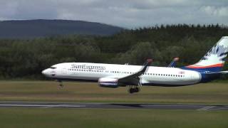 Sunexpress 737800 New Livery landing at FDH HD [upl. by Eckmann185]