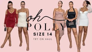 Oh Polly Try on Haul  NYE dresses  Size 14 try on [upl. by Bernadette]