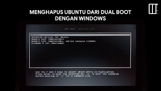 Cara Menghapus Linux Ubuntu dari Dual Boot dengan Windows [upl. by Roeser688]