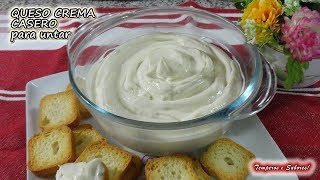 QUESO CREMA CASERO con solo 2 ó 3 ingredientes mejor imposible [upl. by Nebra]