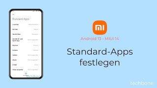 StandardApps festlegen  Xiaomi Android 13  MIUI 14 [upl. by Sillaw]