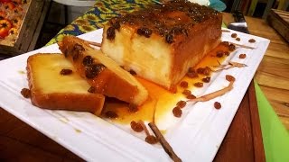 Budín de pan con pasas de uva postre clásico [upl. by Suter901]