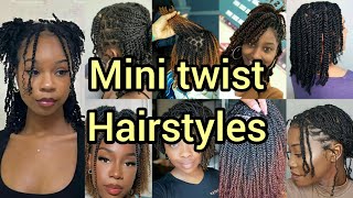 Top mini twist hairstyles for elegant women  latest twist braids hairstyles  Twist braids styles [upl. by Rotow649]