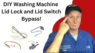 How To Diagnose amp Replace Faulty Washing Machine Lid Switches and Locks [upl. by Yecrad]