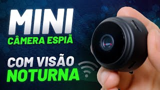 VIGIE DE QUALQUER LUGAR  Mini Câmera Espiã A9 Full HD WIFI [upl. by Roshan]