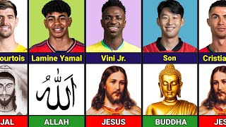 GOD Of Famous Football Players [upl. by Kyl]