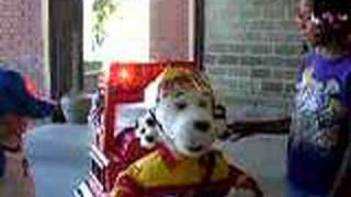 SPARKY THE FIRE DOG TALKS TO KIDS [upl. by Demott]