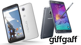 Google Nexus 6 vs Samsung Galaxy Note 4  giffgaff [upl. by Micro608]