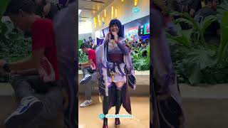 RAIDEN SHOGUN COSPLAY costarica comicconcr2024 cosplayer [upl. by Nodarse388]