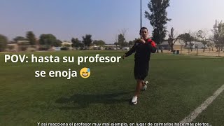 Su entrenador se engancha partido caliente por el primer lugar  futbol en primera persona 🎥⚽️ [upl. by Kerrie836]