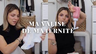 MA VALISE DE MATERNITÉ  SAC SALLE DE NAISSANCE  BEBE amp MAMAN [upl. by Anaibaf]