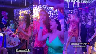 Anjum Fakih Grand Birthday Party With Shraddha Arya Shakti Arora Manit Joura Jay Bhanushali Ruhi [upl. by Reinhold323]