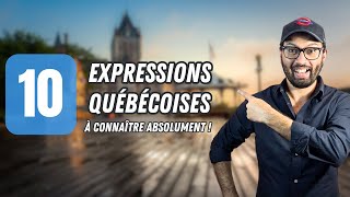 Top 10 des expressions québécoises à connaître absolument [upl. by Ellednek]