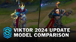 NEW vs OLD Viktor Model Comparison  League of Legends [upl. by Edlun]