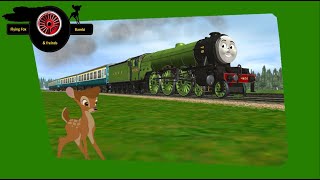 Flying FoxBambi and Friends ep 24 The Flying Fox Express [upl. by Pega]