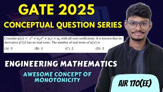 Concept of Monotonicity  GATE 2025  PrepFusion [upl. by Notreve]