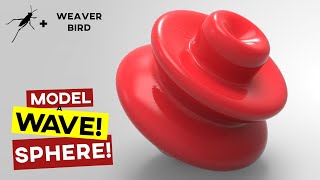 Grasshopper Weaverbird  3D Sphere Wave [upl. by Harwilll]