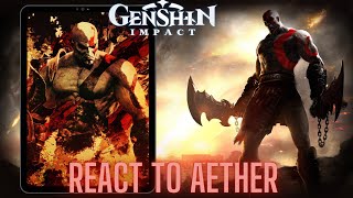 Genshin impact react to Aether as god of war  ragnarok valhalla  Gacha life 2 [upl. by Stauffer]