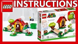 3D LEGO instructions  Mario’s House amp Yoshi  71367  LEGO Super Mario 2020 [upl. by Adnirak]