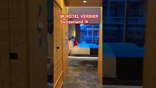 W HOTEL VERBIER SWITZERLAND 🇨🇭 ♥️ travel hotel swisstourism verbier Switzerland [upl. by Alleira]