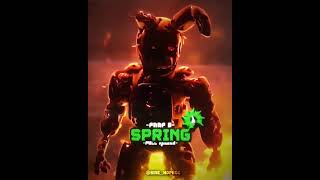 Springtrap vs Glitchtrap vs Burntrap vs Scraptrap  FFA 1v1v1v1 [upl. by Nirrac]