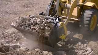 MBL Crusher Bucket on skid loader and backhoe loaders [upl. by Gabriele]