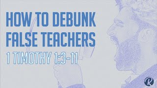 How to Debunk False Teachers  1 Timothy 1313  Pastor John Dube [upl. by Yadahs198]