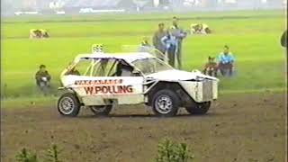 Autocross Kollum 1999 Vrije Standaard Klasse extreem over de kop [upl. by Ennovahc575]