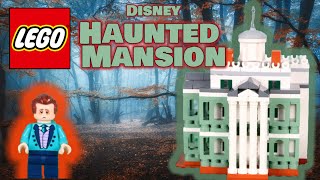 Spooky Fun Building Haunted Mansion Set 40521  LEGO Disney Haunted Mansion Stop Motion Build [upl. by Kain]