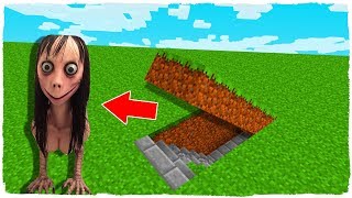 🤘 NOS ESCONDEMOS EN EL BUNKER SECRETO DE MOMO CREEPYPASTA EN MINECRAFT [upl. by Ahcsim]