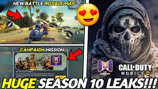 NEW Season 10 Leaks New BR Map First Look  Campaign Missions amp 4th Anniversary Codm [upl. by Ragan]