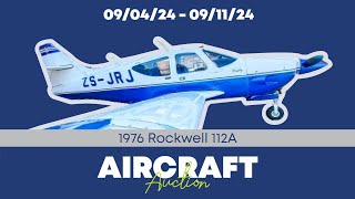 1976 Rockwell 112A  ZSJRJ  Online Auction Starts Sept 18 2024 [upl. by Crenshaw]