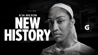 Gatorade  NEW HISTORY  A’JA WILSON [upl. by Ahsikit548]