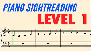 7 Minutes of Easy Piano Sight Reading [upl. by Tohcnarf]