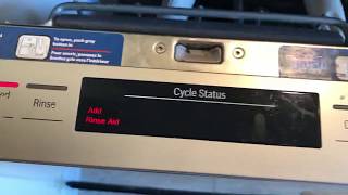 How to add rinse aid to a Bosch dishwasher [upl. by Rutter]