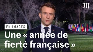 Une « année de fierté française »  les voeux d’Emmanuel Macron [upl. by Bates834]