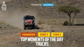 Trucks Top moments  Stage 3  Dakar2024 [upl. by Weisbrodt433]