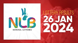 NLB Live Lottery Draw 20240126  0930 PM [upl. by Idolla412]