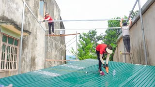 Mechanic design and installation of iron and corrugated iron warehouses  Dien Tieu Van [upl. by Lionello]